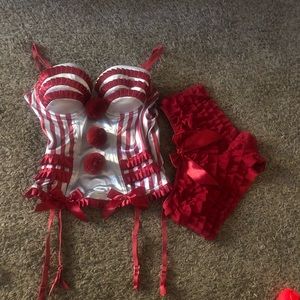 Corset costume set